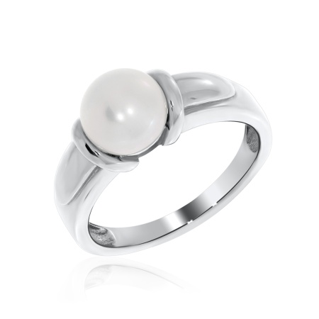 Купить оптом кольцо из серебра с жемчугом 1340050847-3 от Krasnoe