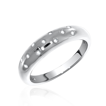 Купить оптом кольцо из серебра с фианитами 1340201270-1 от Krasnoe