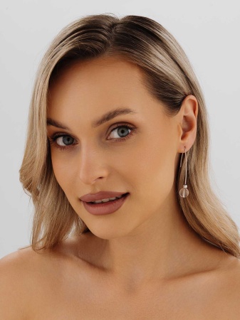 Купить оптом серьги из серебра с хрусталём 2340521068 от Krasnoe