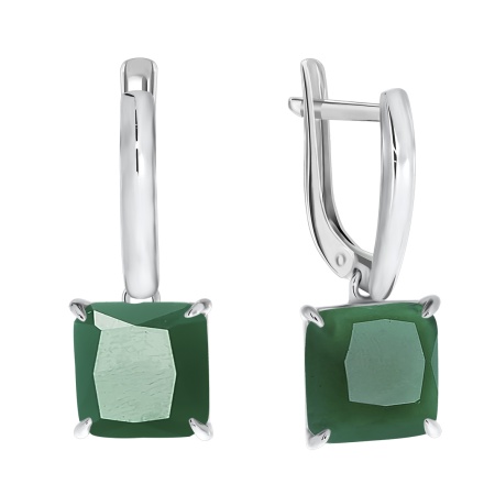 Купить оптом серьги из серебра с агатами 2340390279-1-60 от Krasnoe