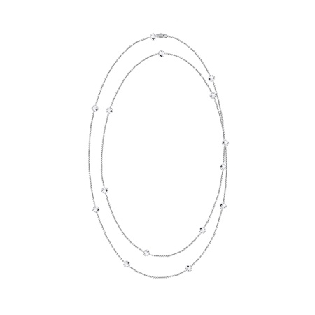 Купить оптом колье из серебра с фианитами 8340203046-120 от Krasnoe