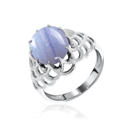 Купить оптом кольцо из серебра с агатом 1340391541-84 от Krasnoe