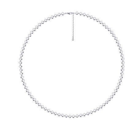 Купить оптом колье из серебра с фианитами 8340203044-45 от Krasnoe