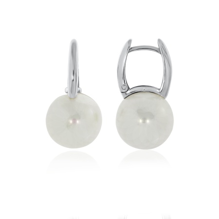 Купить оптом серьги из серебра с жемчугами 2340244318 от Krasnoe