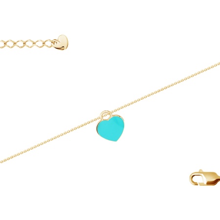 Купить оптом браслет из серебра без вставок 4365405417-9-16-70 от Krasnoe