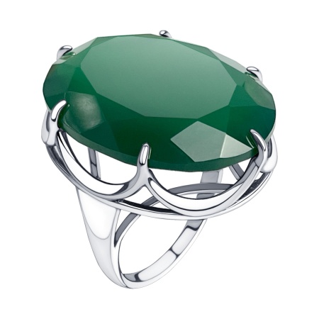 Купить оптом кольцо из серебра с агатом 1340395753-60 от Krasnoe