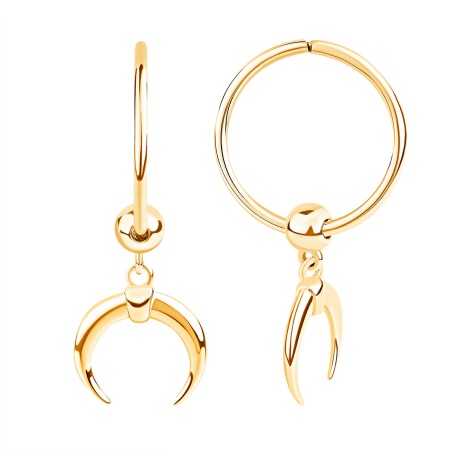 Купить оптом серьги из серебра без вставок 2320404778 от Krasnoe