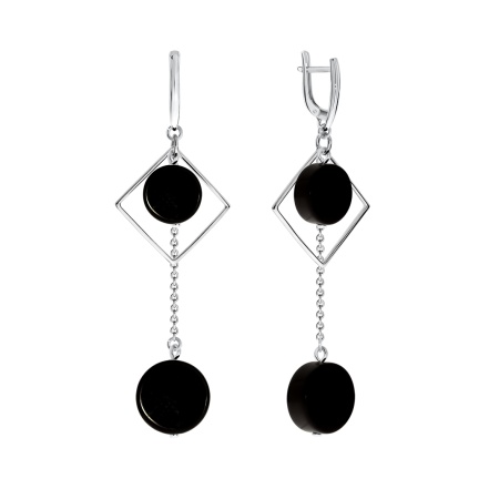 Купить оптом серьги из серебра с агатами 2340391003-20 от Krasnoe