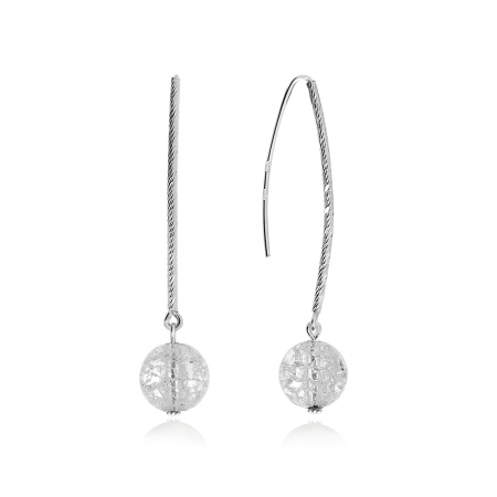 Купить оптом серьги из серебра с кварцем 2340671081-10 от Krasnoe