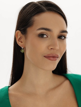 Купить оптом серьги из серебра с фианитами 2340201498-65 от Krasnoe