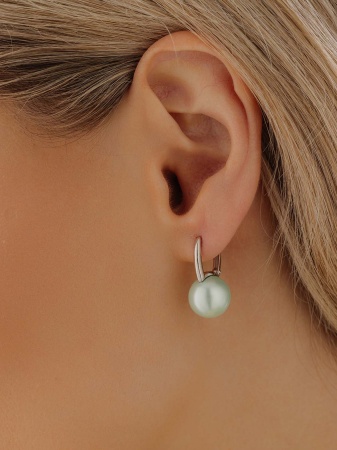 Купить оптом серьги из серебра с жемчугами 2340244318-68 от Krasnoe