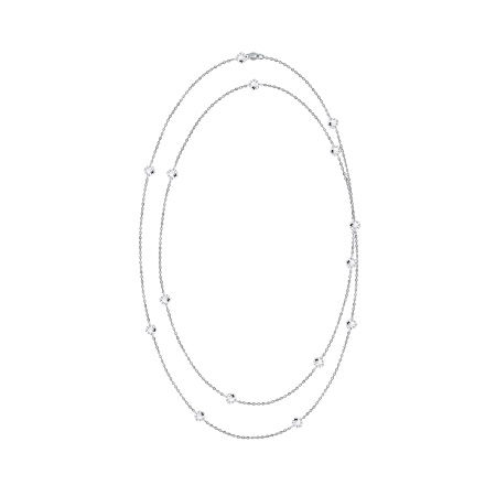 Купить оптом колье из серебра с фианитами 8340203045-120 от Krasnoe