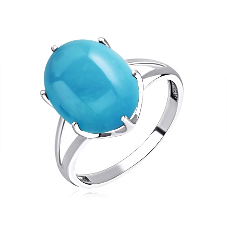 Купить оптом кольцо из серебра с бирюзой 1340311944 от Krasnoe