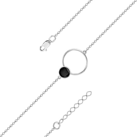 Купить оптом браслет из серебра с эмальом 4364405651-4-17-20 от Krasnoe