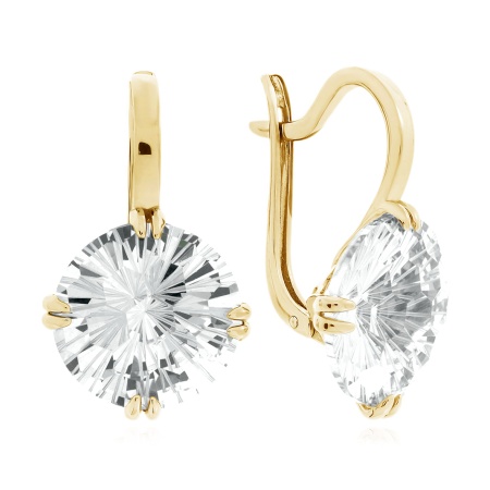 Купить оптом серьги из серебра с фианитами 2320201502 от Krasnoe