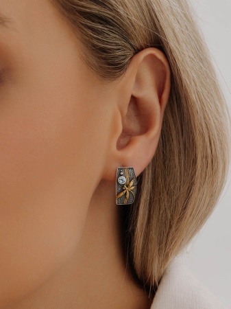 Купить оптом серьги из серебра с топазами 2317071765-73 от Krasnoe