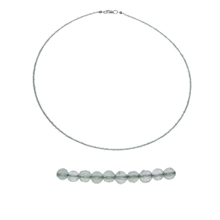 Купить оптом бусы из серебра с синтетическими авантюринами 8340366057-50 от Krasnoe