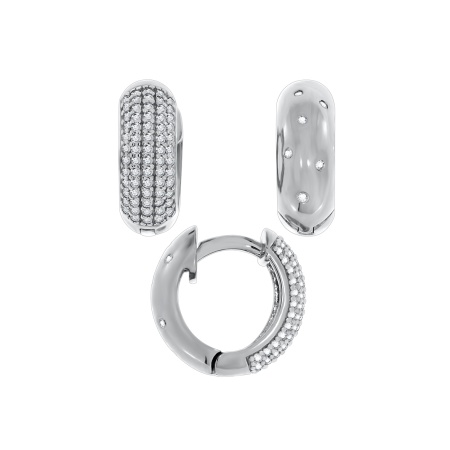 Купить оптом серьги из серебра с фианитами 2340201277л-1 от Krasnoe