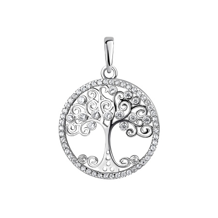 Купить оптом подвеска из серебра с фианитами 3340204339л от Krasnoe