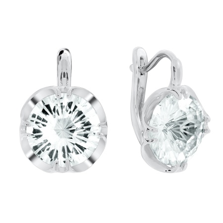 Купить оптом серьги из серебра с фианитами 2340201495 от Krasnoe