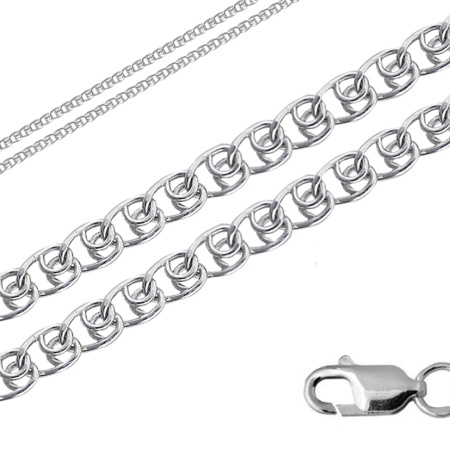 Купить оптом цепь из серебра без вставок 365004549045 от Krasnoe