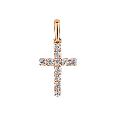 Купить оптом подвеска из серебра с фианитами 3320204679 от Krasnoe