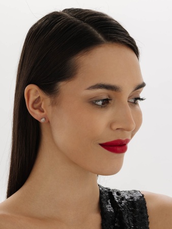 Купить оптом пусеты из серебра без вставок 2345404802 от Krasnoe