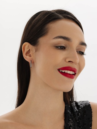 Купить оптом серьги из серебра с ситаллами 2348885876л-20 от Krasnoe