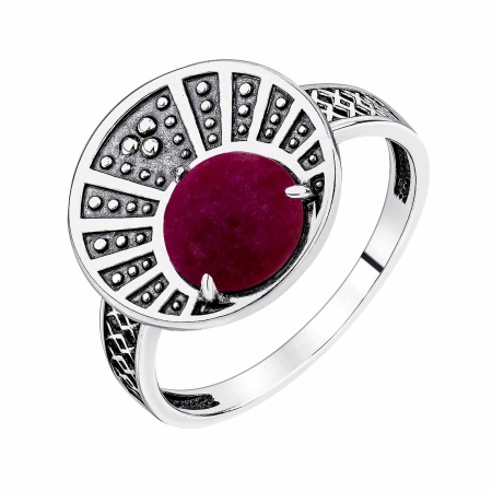 Купить оптом кольцо из серебра с агатом 1310391982-37 от Krasnoe
