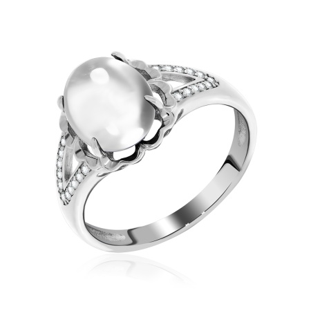 Купить оптом кольцо из серебра с хрусталём и фианитами 1340521213л от Krasnoe