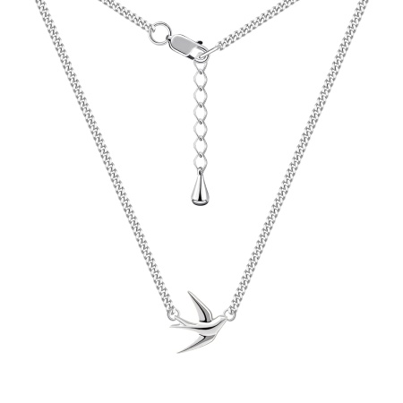 Купить оптом колье из серебра без вставок 8340404870-6-45 от Krasnoe