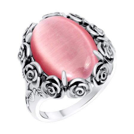 Купить оптом кольцо из серебра с кошачий глазом 1310265718-30 от Krasnoe