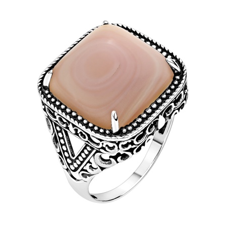 Купить оптом кольцо из серебра с перламутром 1310495157-30 от Krasnoe