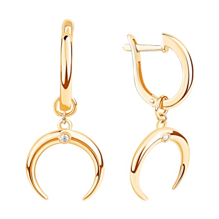 Купить оптом серьги из серебра с фианитами 2320204781л от Krasnoe