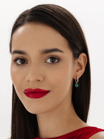 Купить оптом серьги из серебра с агатами 2340391784-60 от Krasnoe