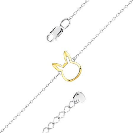 Купить оптом браслет из серебра без вставок 4350405207-3-15 от Krasnoe