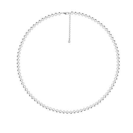 Купить оптом колье из серебра с фианитами 8340203041-1-40 от Krasnoe