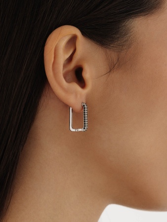 Купить оптом серьги из серебра с ситаллами 2348885876л-20 от Krasnoe