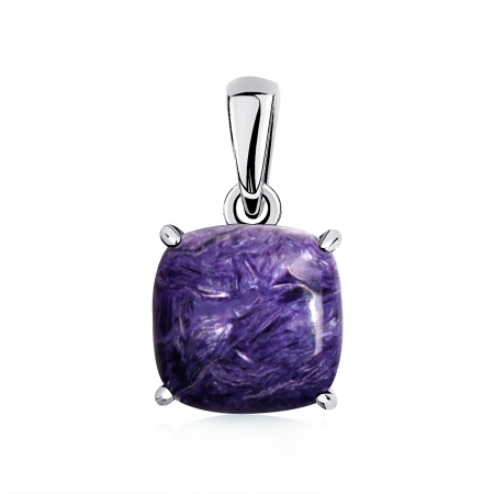 Купить оптом подвеска из серебра с чароитом 3340465041 от Krasnoe