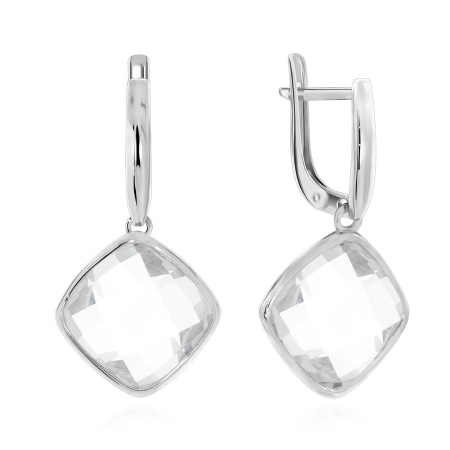 Купить оптом серьги из серебра с хрусталём 2340522945-3 от Krasnoe