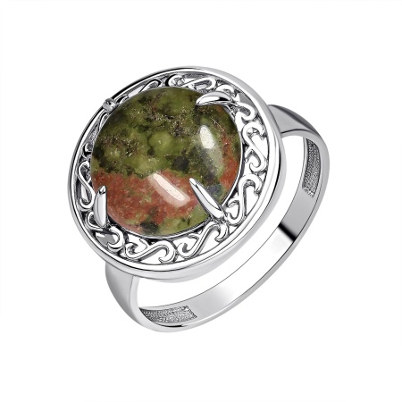 Купить оптом кольцо из серебра с яшмой 1340301942 от Krasnoe