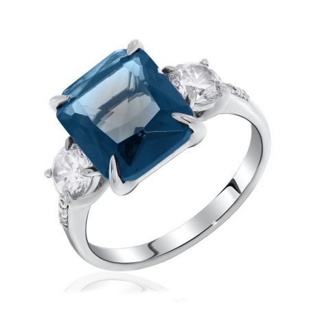 Купить оптом кольцо из серебра с фианитами 1340200277-76 от Krasnoe