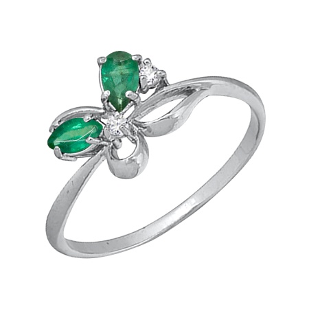 Купить оптом кольцо из серебра с бериллом 3987002996-6 от Krasnoe