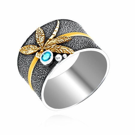 Купить оптом кольцо из серебра с топазом 1317071765-73 от Krasnoe