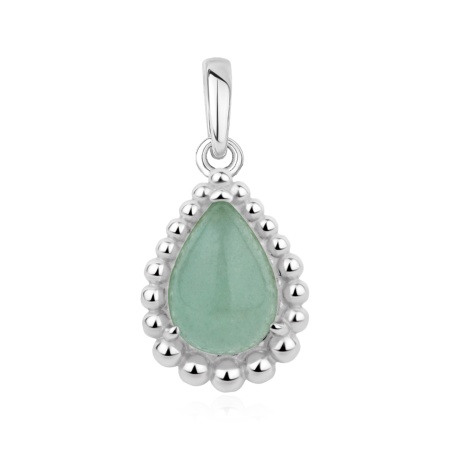 Купить оптом подвеска из серебра с авантюрином 3340366643-1-60 от Krasnoe