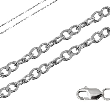 Купить оптом цепь из серебра без вставок 365705006045 от Krasnoe