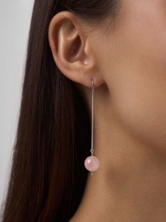 Купить оптом серьги из серебра с кварцем 2340100710-6-30 от Krasnoe