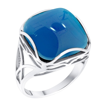 Купить оптом кольцо из серебра с агатом 1340395134-70 от Krasnoe