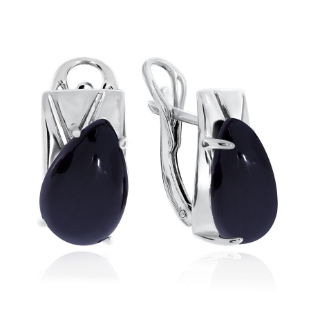 Купить оптом серьги из серебра с агатами 2340392367-20 от Krasnoe