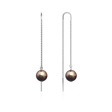 Купить оптом серьги из серебра с жемчугами 2340240710-43 от Krasnoe